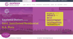 Desktop Screenshot of excellenceshelters.com